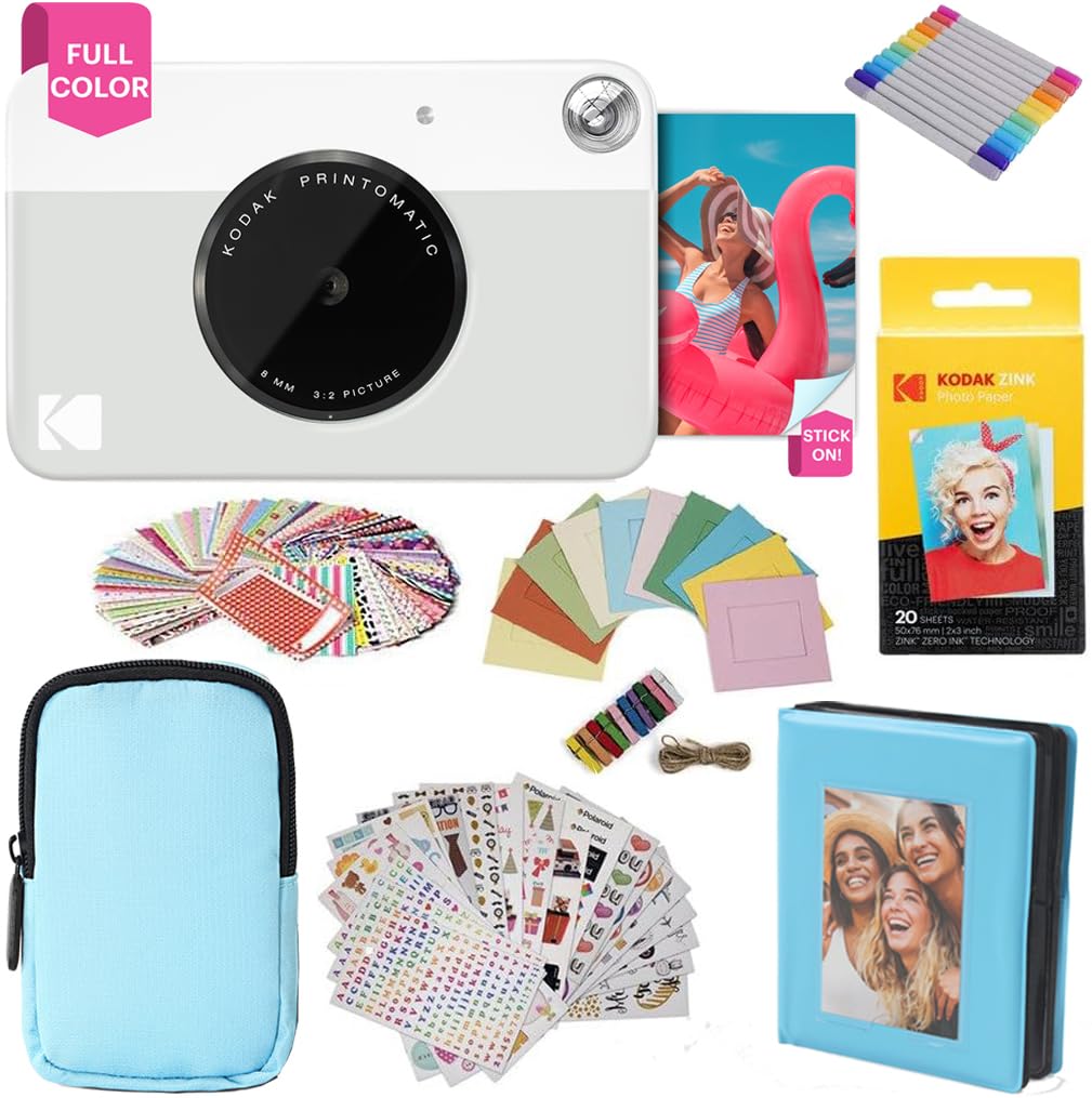 Cámara De Impresión Instantánea Kodak Printomatic, Paquete De Regalo, Gris - Venta Internacional.