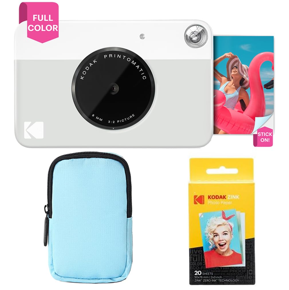 Foto 2 pulgar | Cámara De Impresión Instantánea Kodak Printomatic Starter Bundle, Gris - Venta Internacional.