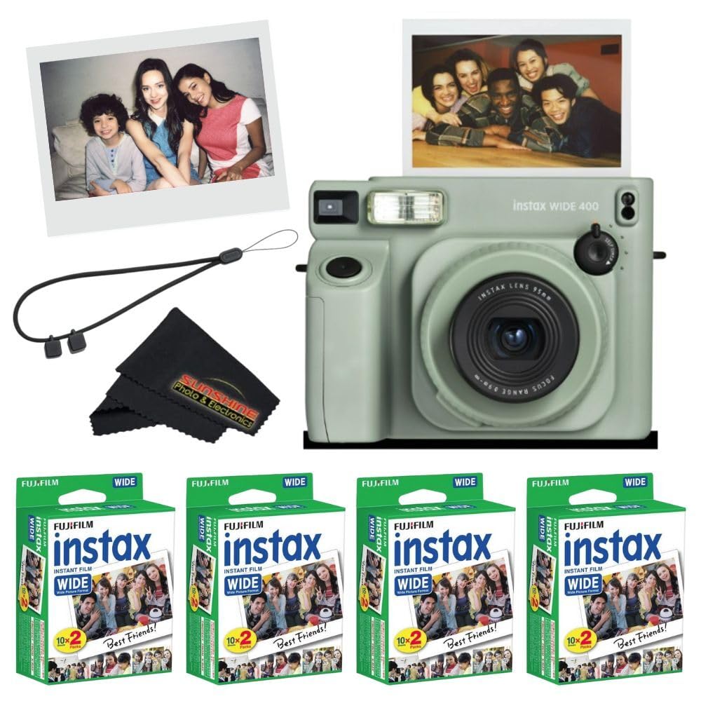 Cámara Instantánea Fujifilm Instax Wide 400 Sage Green - Venta Internacional.