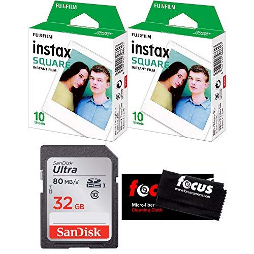 Foto 2 pulgar | Película Fujifilm Instax Square Para Cámaras Sq10 (20 Exposiciones) - Venta Internacional.