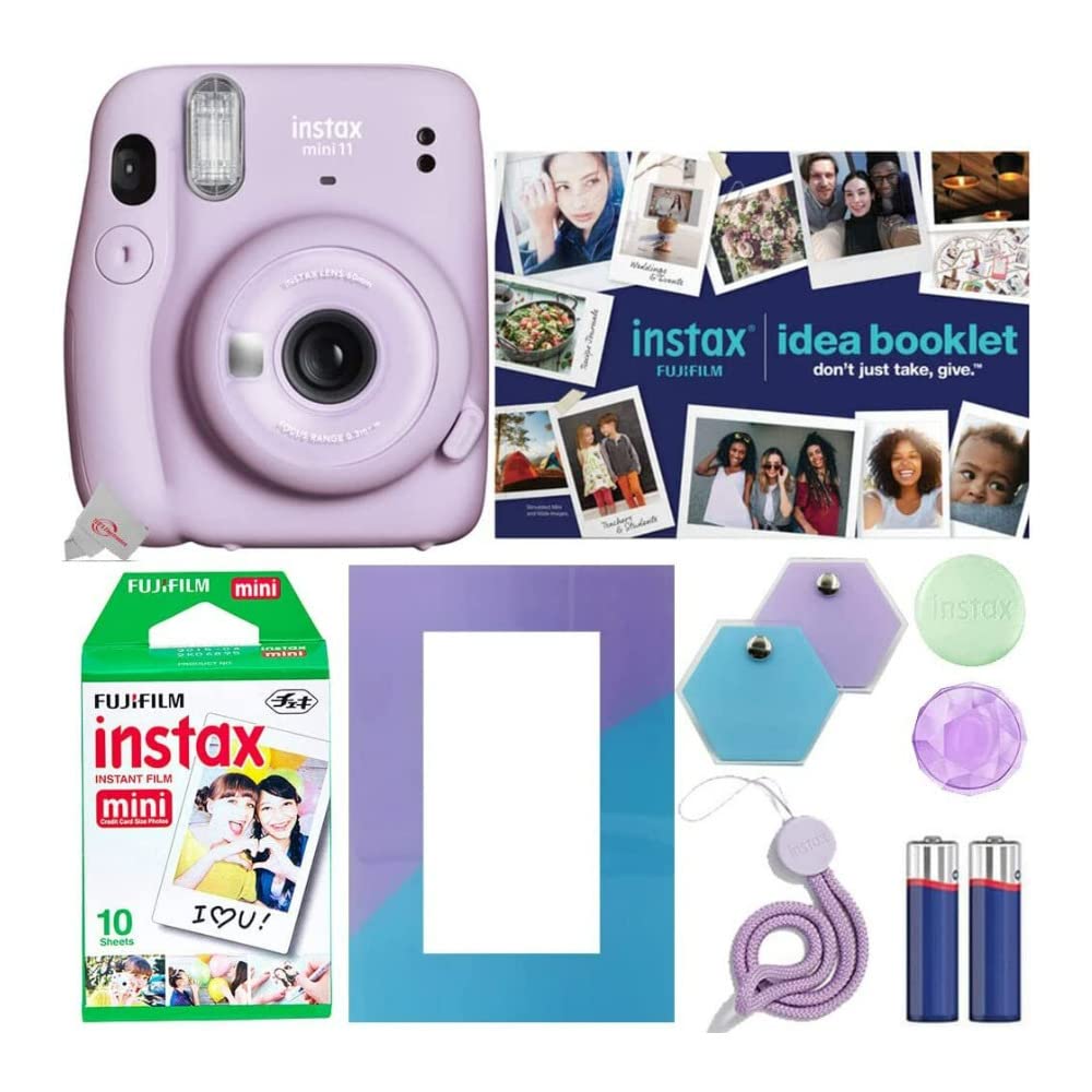 Foto 2 pulgar | Cámara Fujifilm Instax Mini 11 Púrpura Con Película Y Accesorios - Venta Internacional.