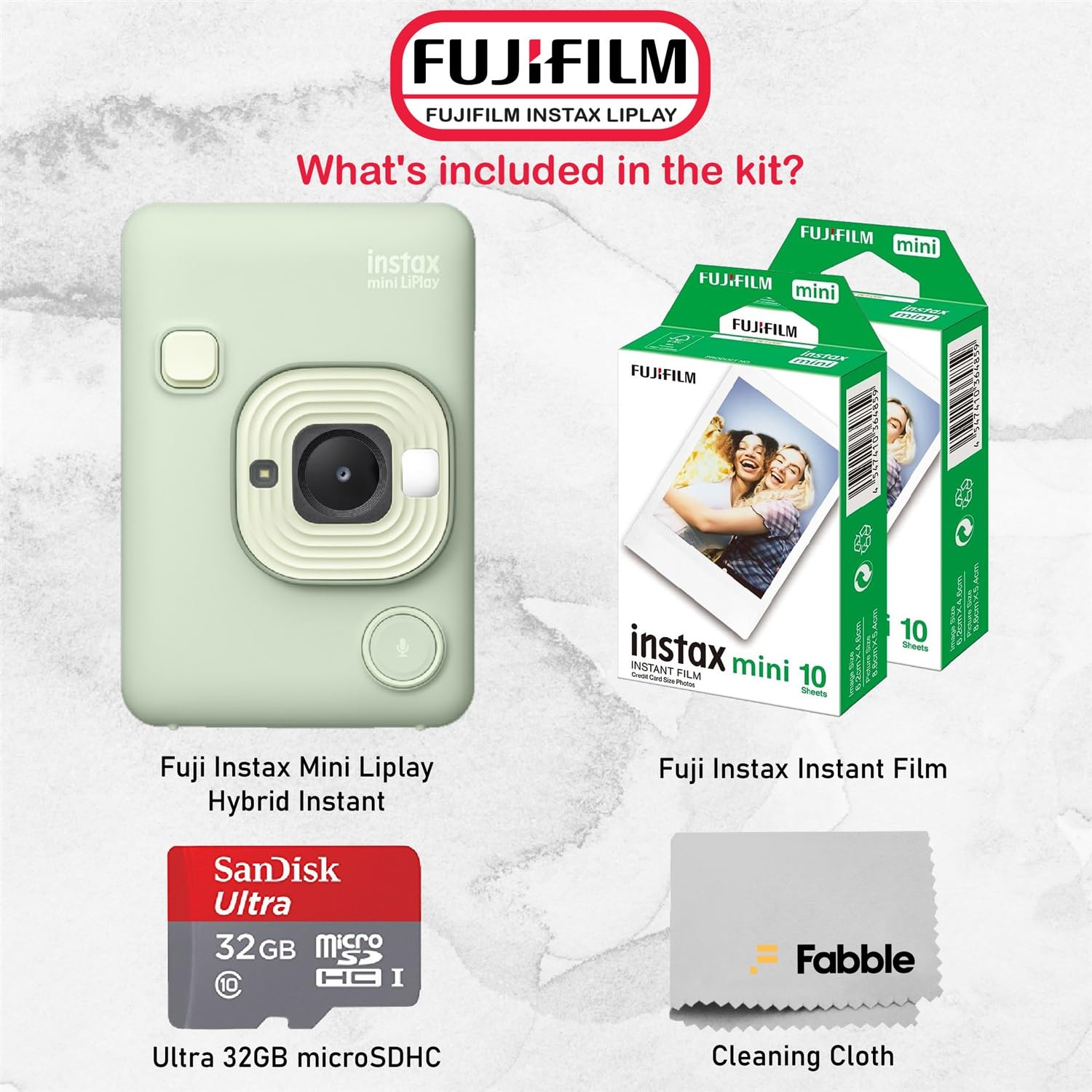 Foto 3 pulgar | Cámara Fujifilm Instax Mini Liplay Hybrid Con 20 Hojas De Película - Venta Internacional.