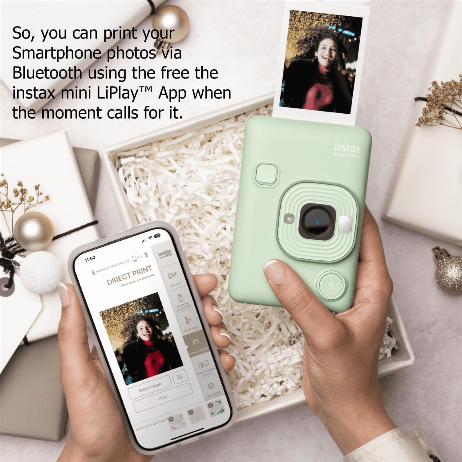 Foto 7 pulgar | Cámara Fujifilm Instax Mini Liplay Hybrid Con 20 Hojas De Película - Venta Internacional.