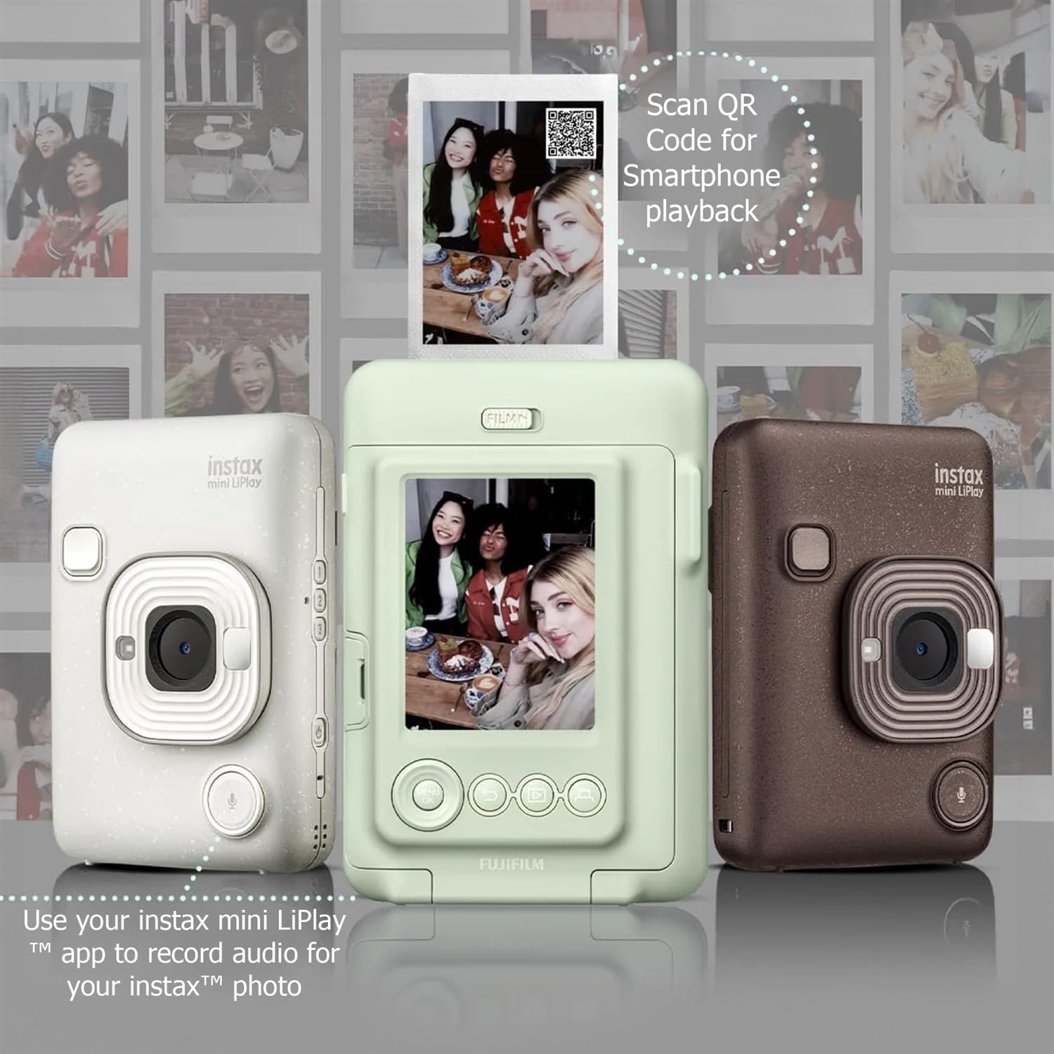 Foto 8 pulgar | Cámara Fujifilm Instax Mini Liplay Hybrid Con 20 Hojas De Película - Venta Internacional.