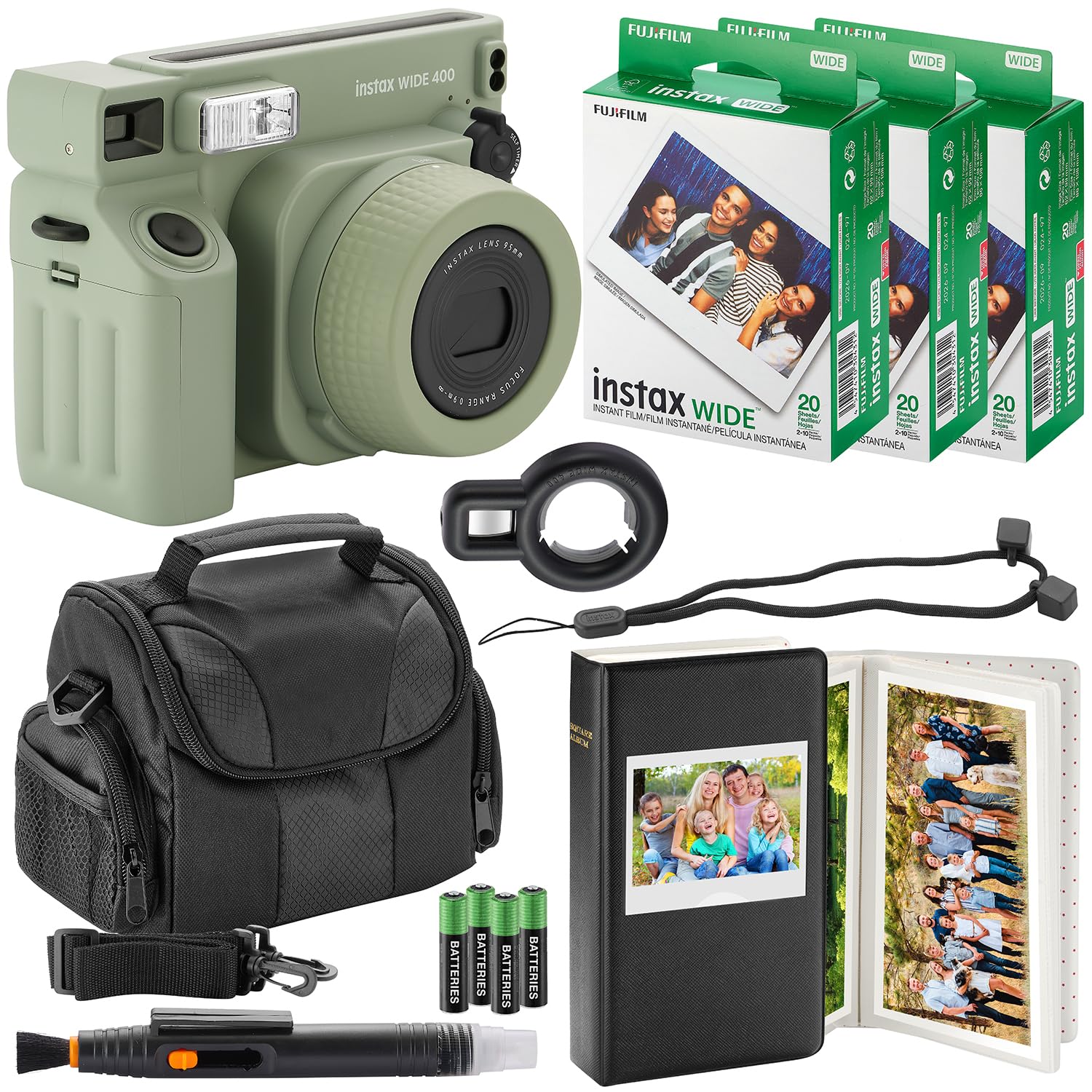 Foto 1 | Cámara Instantánea Fujifilm Instax Wide 400 + Funda + 4 Baterías - Venta Internacional.