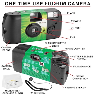 Foto 2 | Cámara Desechable Fujifilm Quicksnap Flash 400 De 35 Mm (paquete De 5) - Venta Internacional.