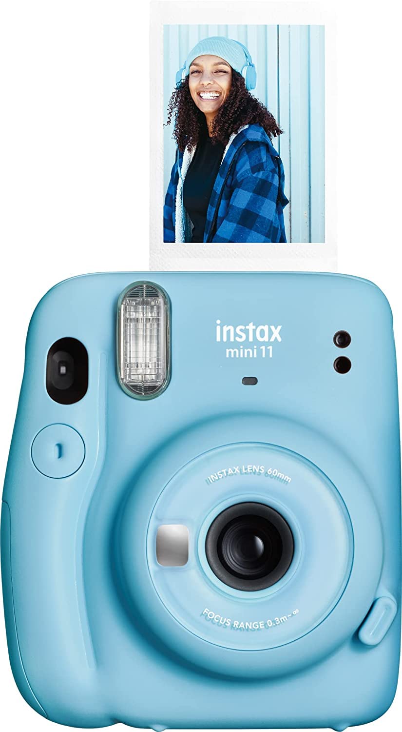 Foto 4 pulgar | Cámara Instantánea Fujifilm Instax Mini 11 Azul Cielo Con 20 Películas - Venta Internacional.