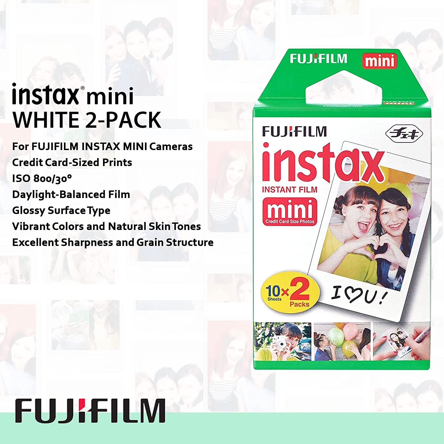 Foto 5 pulgar | Cámara Instantánea Fujifilm Instax Mini 11 Azul Cielo Con 20 Películas - Venta Internacional.