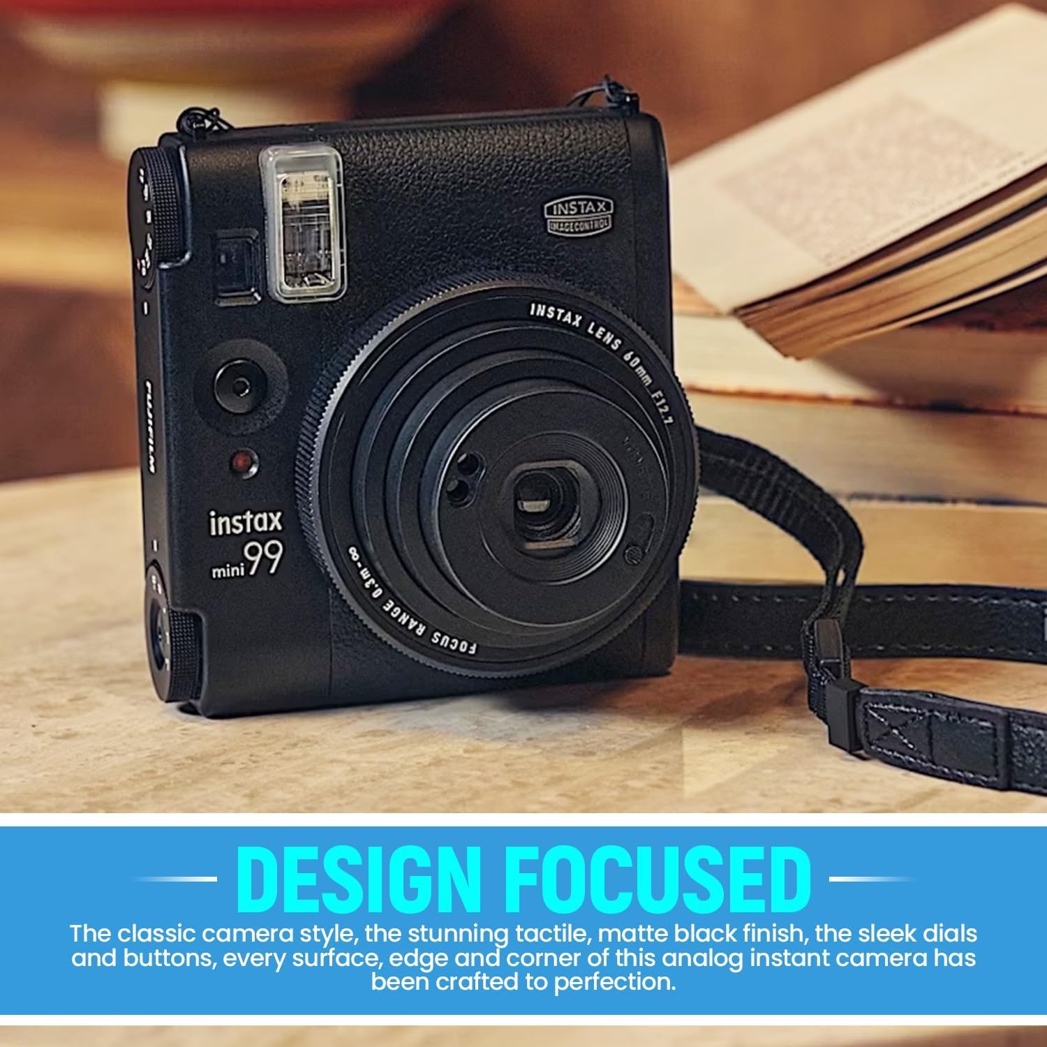 Foto 7 pulgar | Cámara De Cine Fujifilm Instax Mini 99 Negra Con Película De 20 Hojas - Venta Internacional.