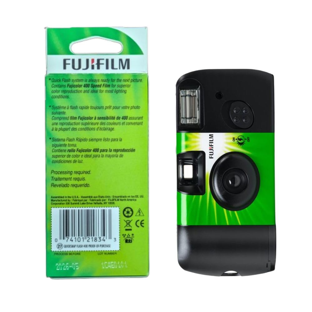 Foto 6 pulgar | Cámara Desechable Fujifilm Quicksnap Flash 400 35 Mm 27 Exp - Venta Internacional.