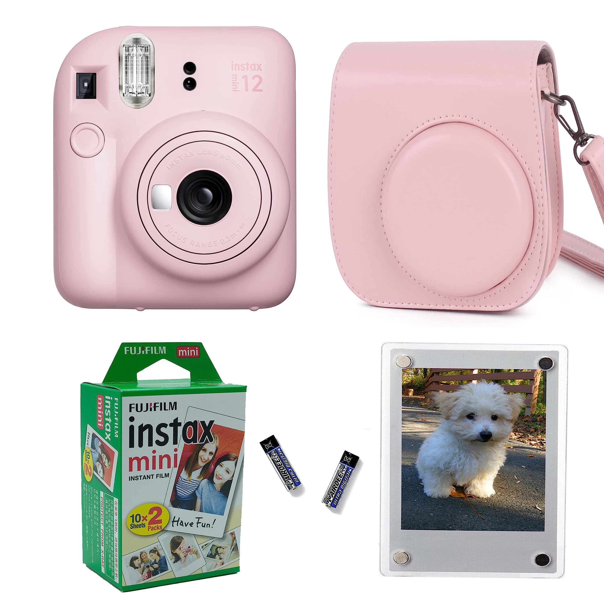 Foto 2 pulgar | Cámara Instantánea Fujifilm Instax Mini 12 Con Funda Y 20 Películas - Venta Internacional.