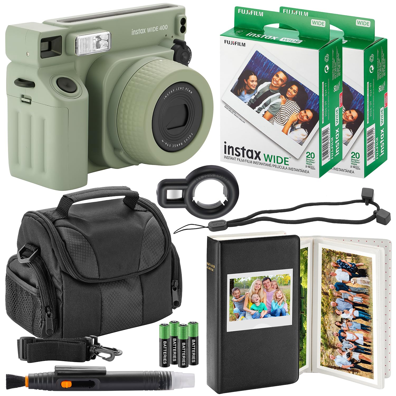 Foto 2 pulgar | Cámara Instantánea Fujifilm Instax Wide 400 + Funda + Baterías - Venta Internacional.