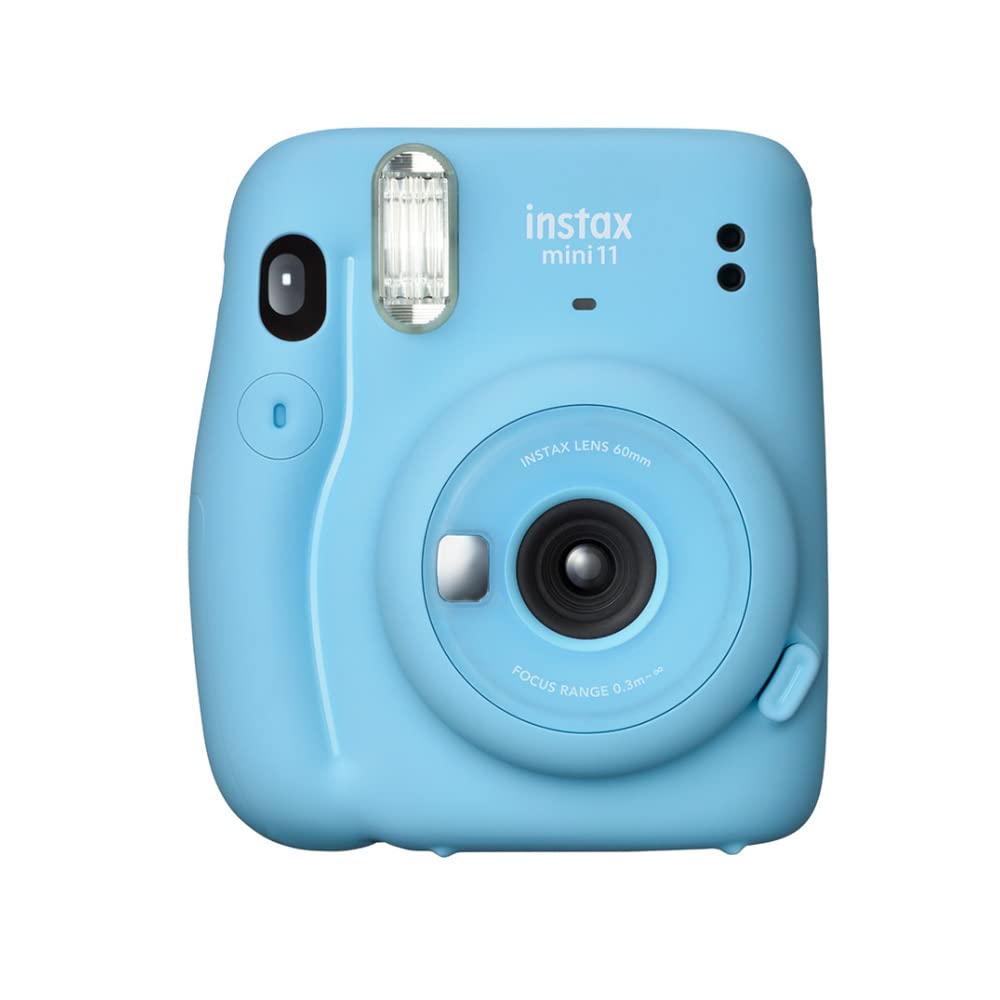 Foto 3 pulgar | Cámara Fujifilm Instax Mini 11 Azul Con Película Y Accesorios - Venta Internacional.