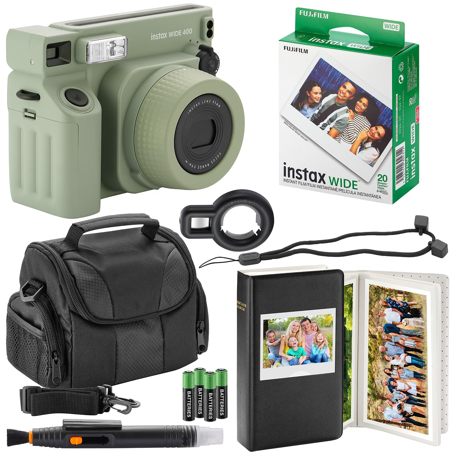 Cámara Instantánea Fujifilm Instax Wide 400 + Funda + Accesorios - Venta Internacional.