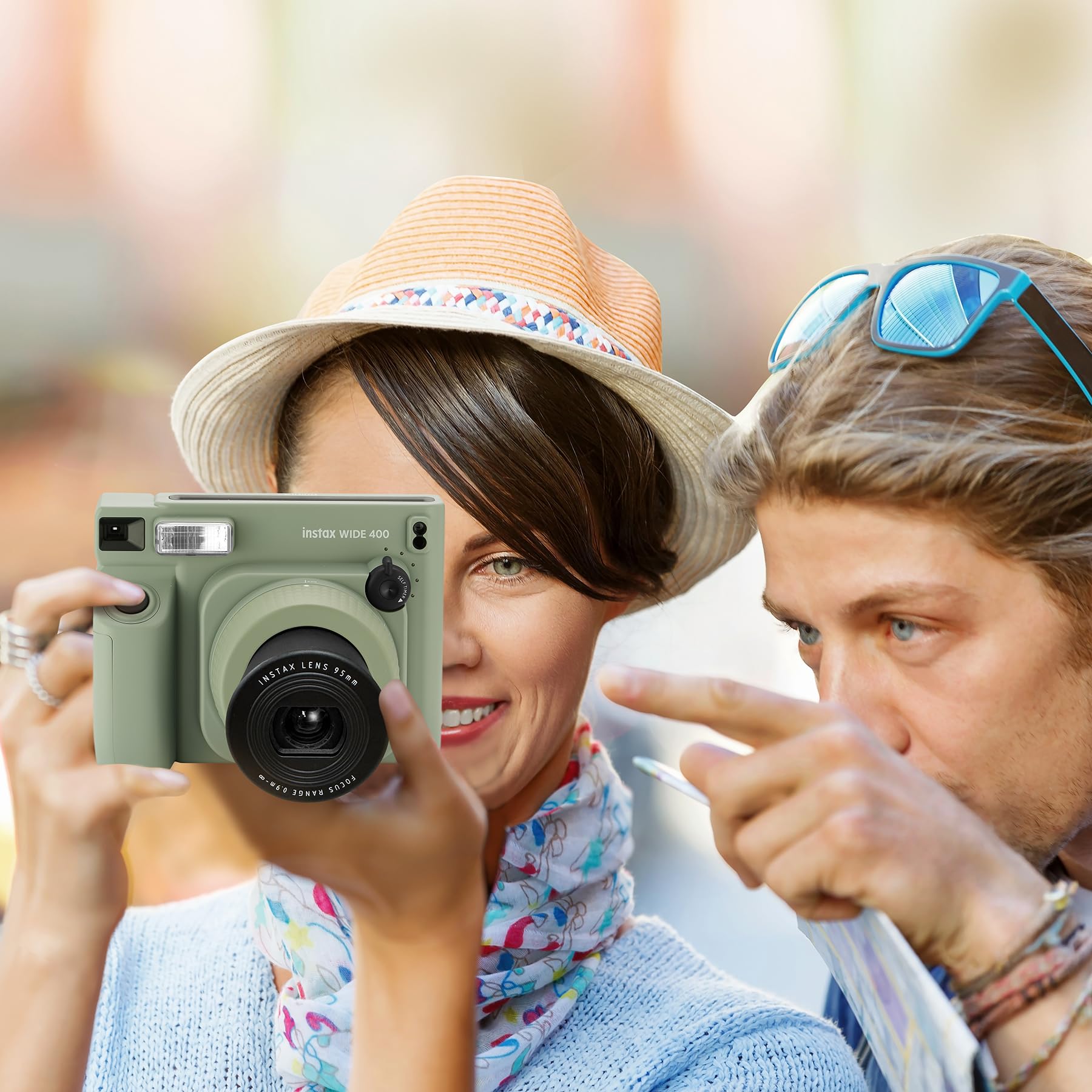 Foto 5 | Cámara Instantánea Fujifilm Instax Wide 400 + Funda + Accesorios - Venta Internacional.