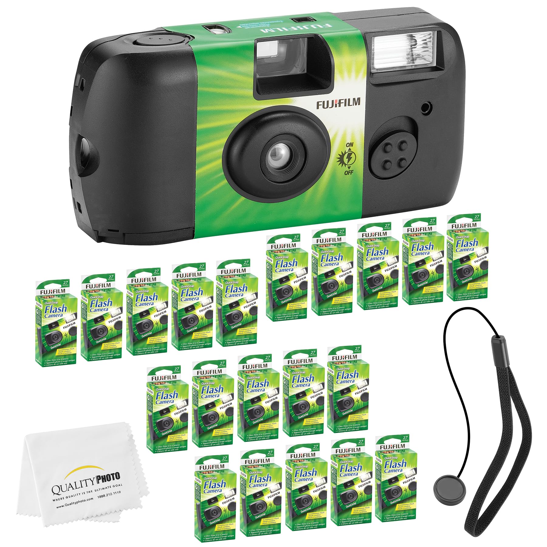 Foto 2 pulgar | Cámara Desechable Fujifilm Quicksnap Flash 400 De 35 Mm (paquete De 20) - Venta Internacional.