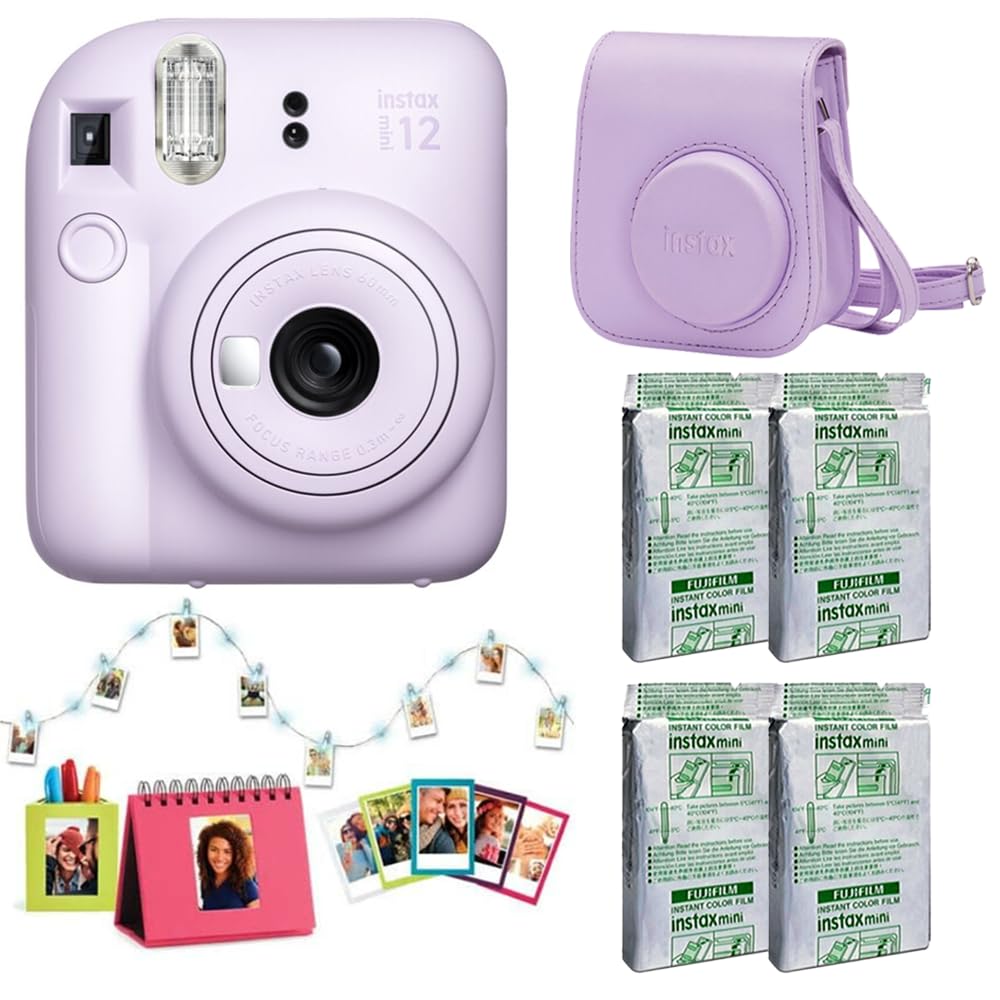 Foto 2 pulgar | Cámara Fujifilm Instax Mini 12 Lila Púrpura Con Kit De Accesorios - Venta Internacional.