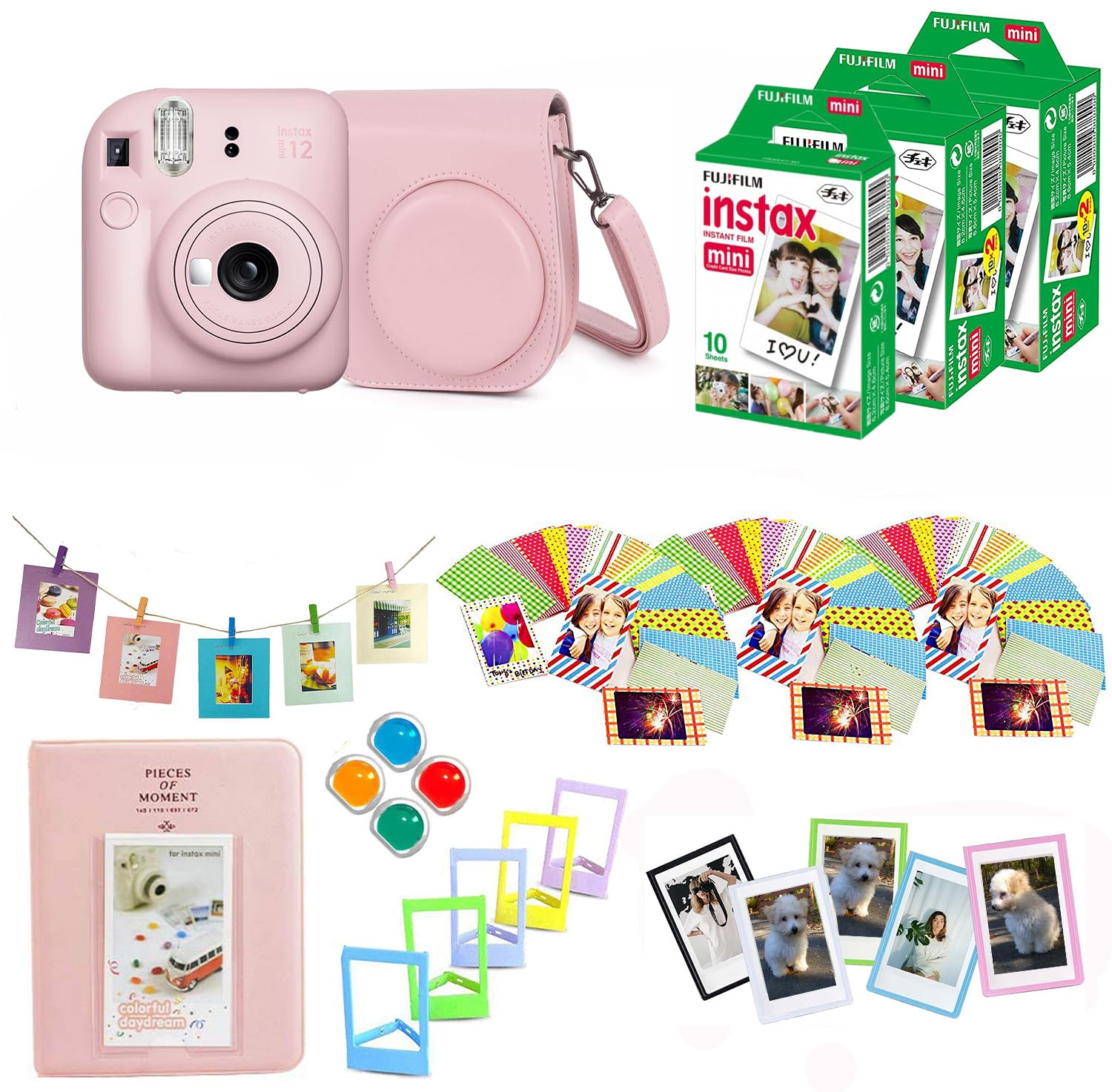 Foto 2 pulgar | Paquete De Accesorios Para Cámara Instantánea Fujifilm Instax Mini 12 + - Venta Internacional.
