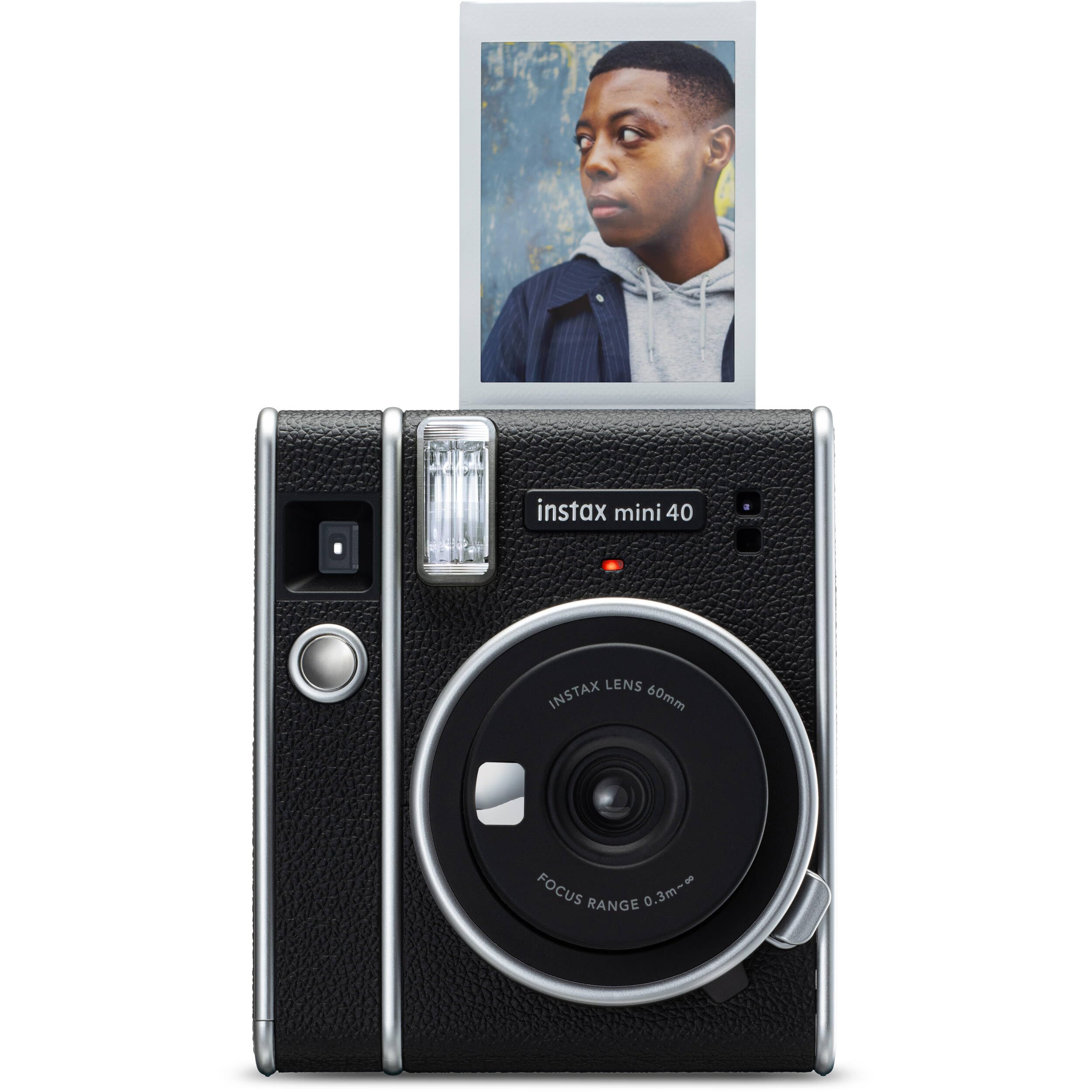 Foto 6 pulgar | Cámara Instantánea Fujifilm Instax Mini 40 Negra Con Aspecto Vintage - Venta Internacional.