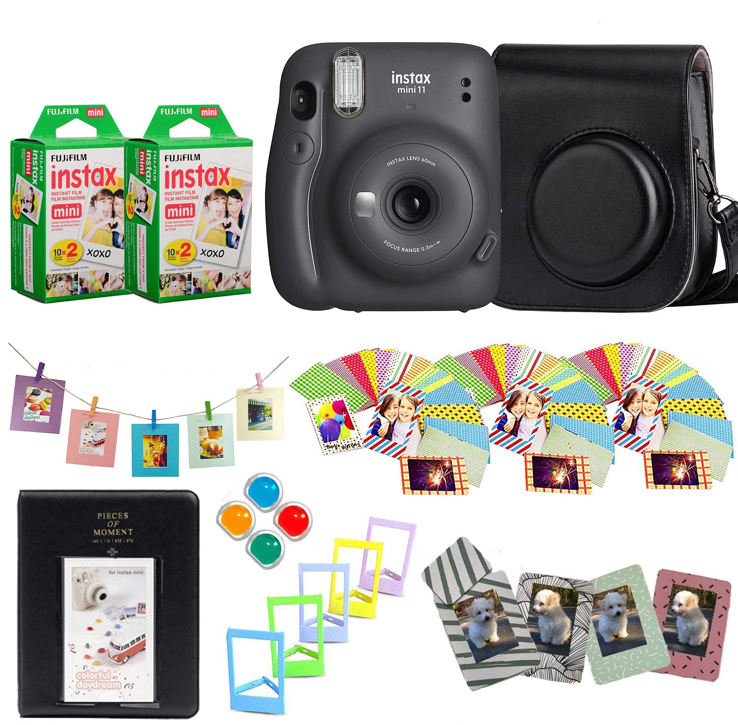 Foto 2 pulgar | Cámara Instantánea Fujifilm Instax Mini 11 + Film 40 Disparos - Venta Internacional.