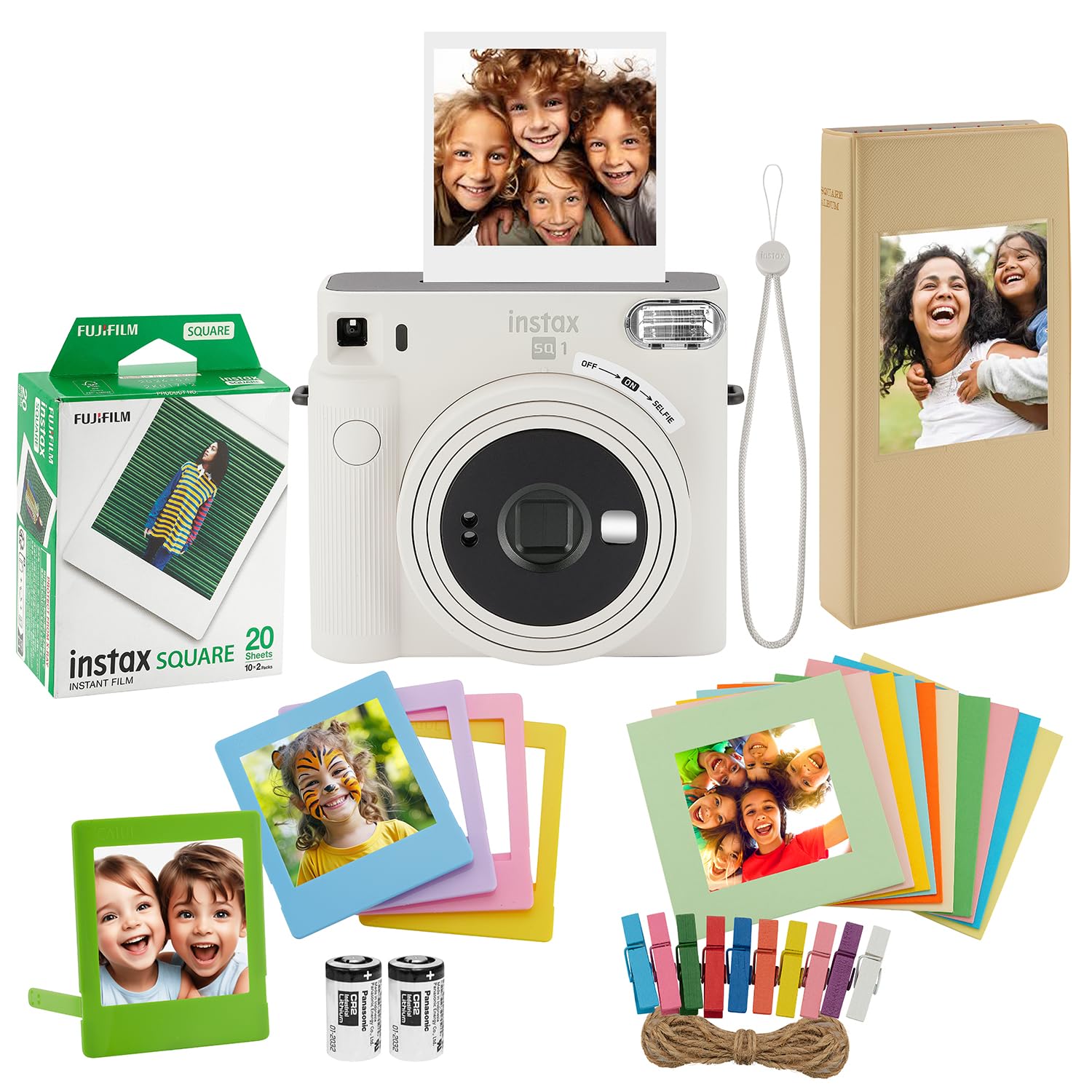 Foto 2 pulgar | Cámara Instantánea Fujifilm Instax Square Sq1 Con 20 Películas Y Cámara - Venta Internacional.