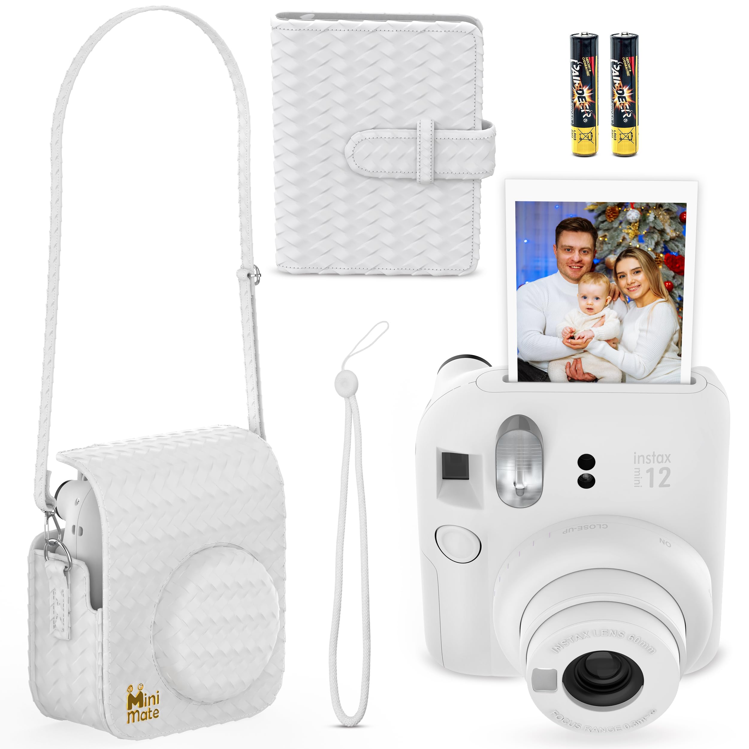 Foto 3 pulgar | Cámara Instantánea Fujifilm Instax Mini 12 Clay White con Paquete - Venta Internacional