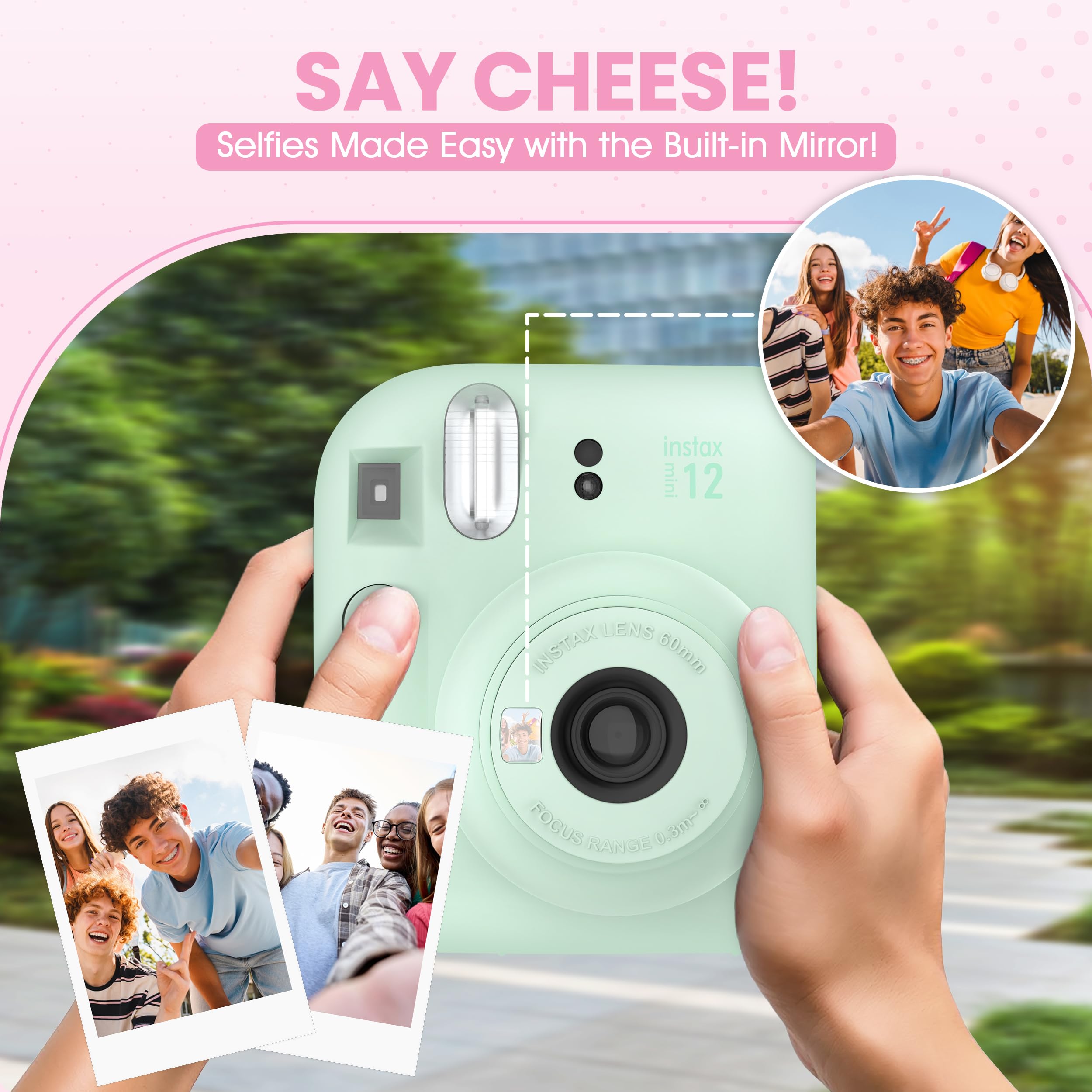 Foto 4 pulgar | Cámara Instantánea Fujifilm Instax Mini 12 Verde Menta- Venta Internacional