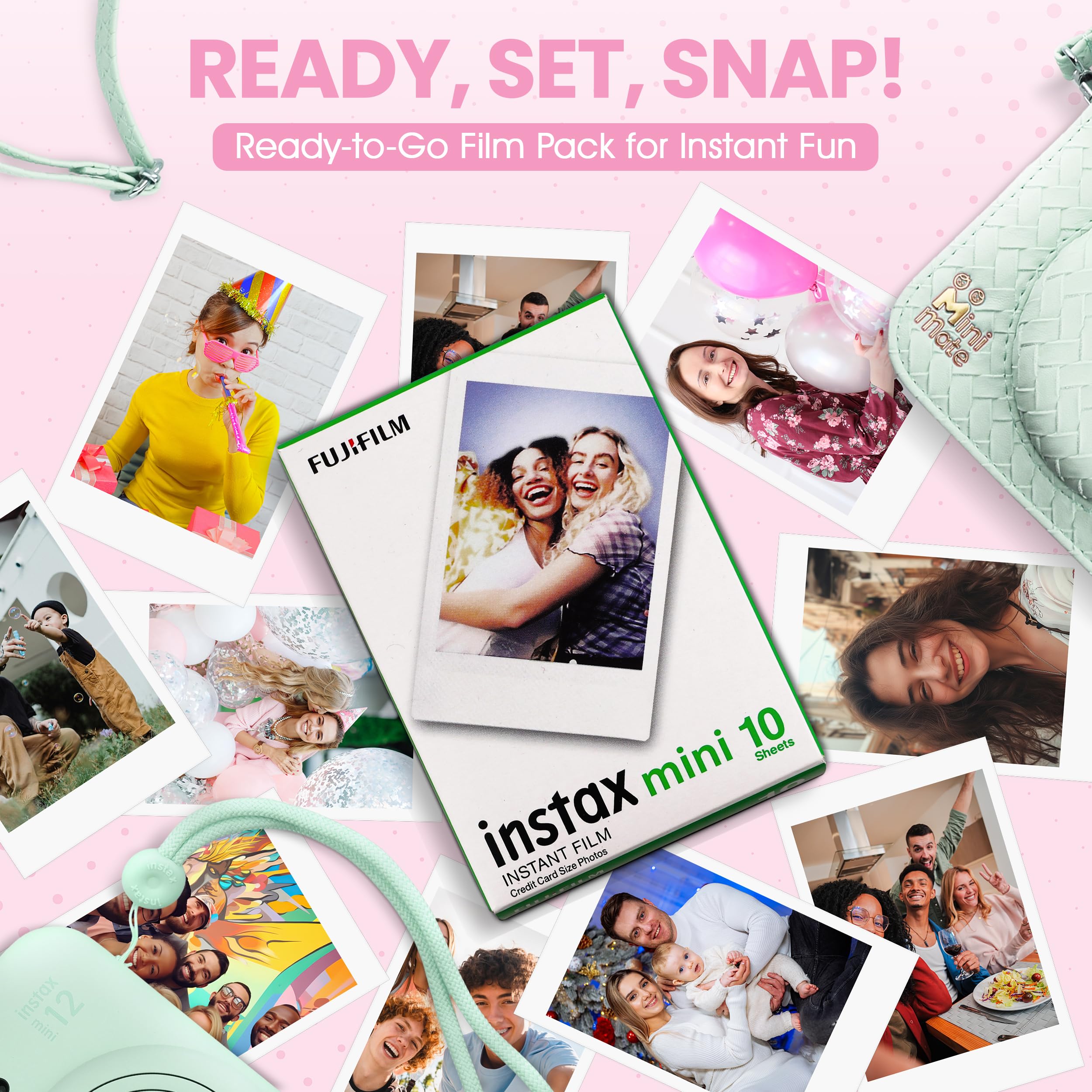 Foto 6 pulgar | Cámara Instantánea Fujifilm Instax Mini 12 Verde Menta- Venta Internacional