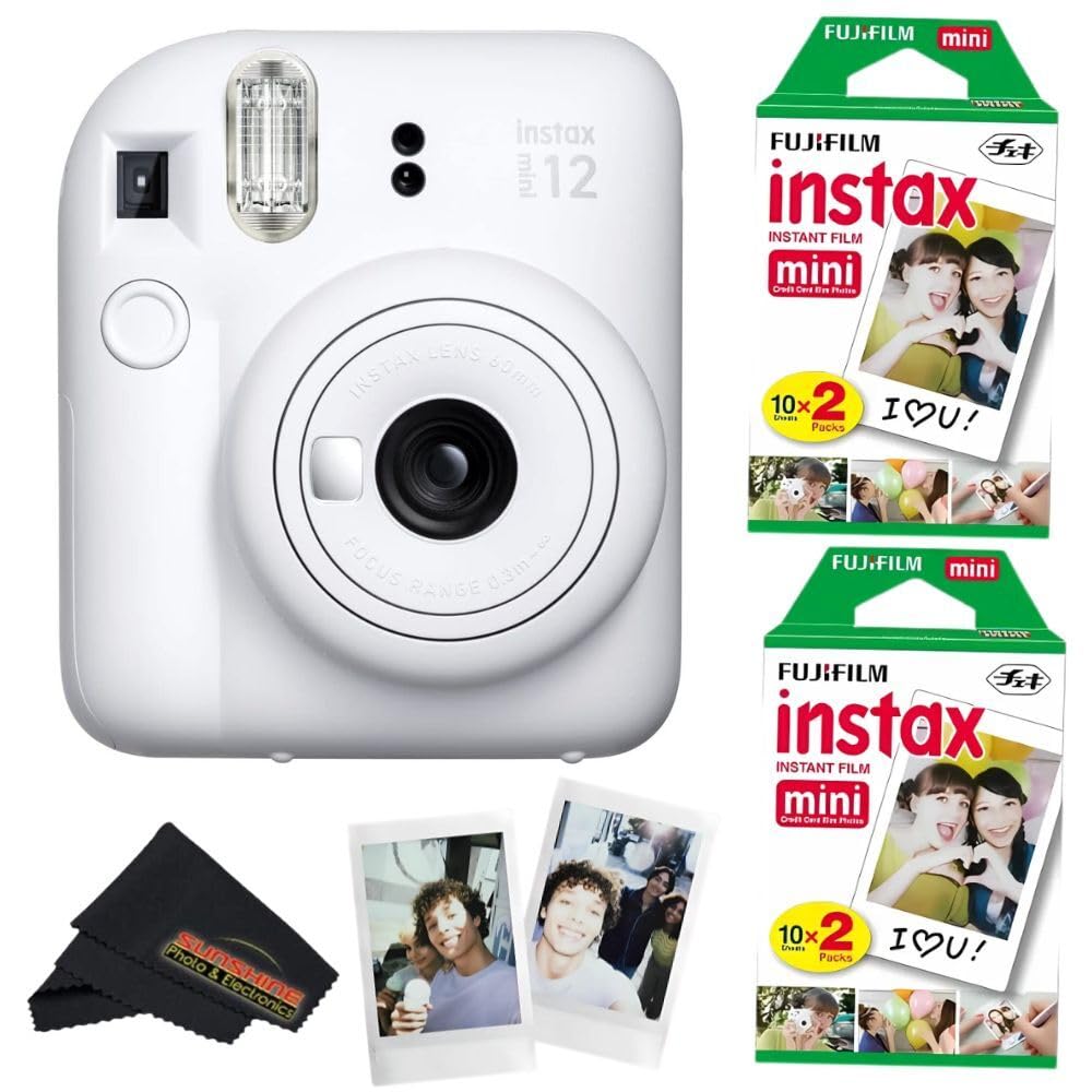 Foto 1 | Cámara Fujifilm Instax Mini 12 40 Películas - Venta Internacional