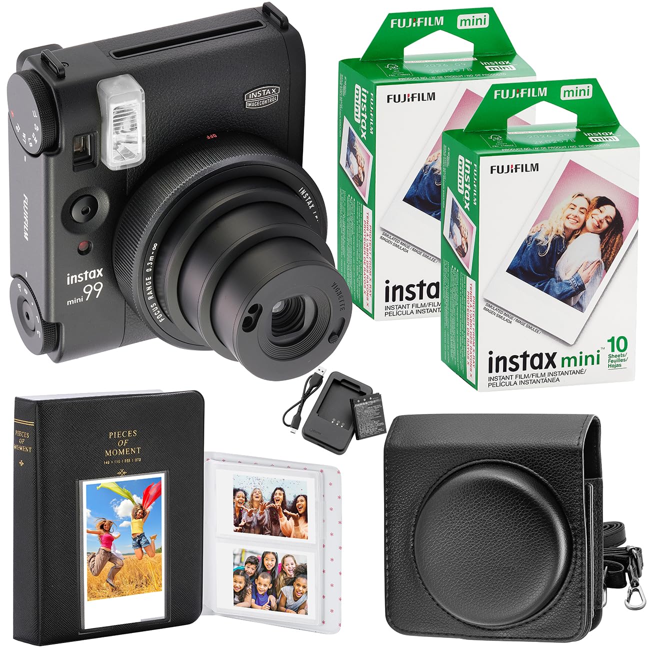 Cámara Fujifilm Instax Mini 99 20 Películas + Estuche + Álbum - Venta Internacional $8,007