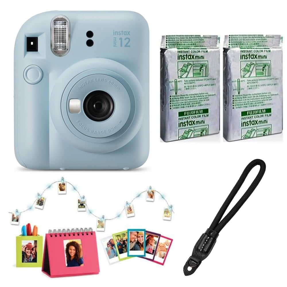 Foto 2 pulgar | Cámara Instantánea Fujifilm Instax Mini 12 Azul con Accesorios - Venta Internacional