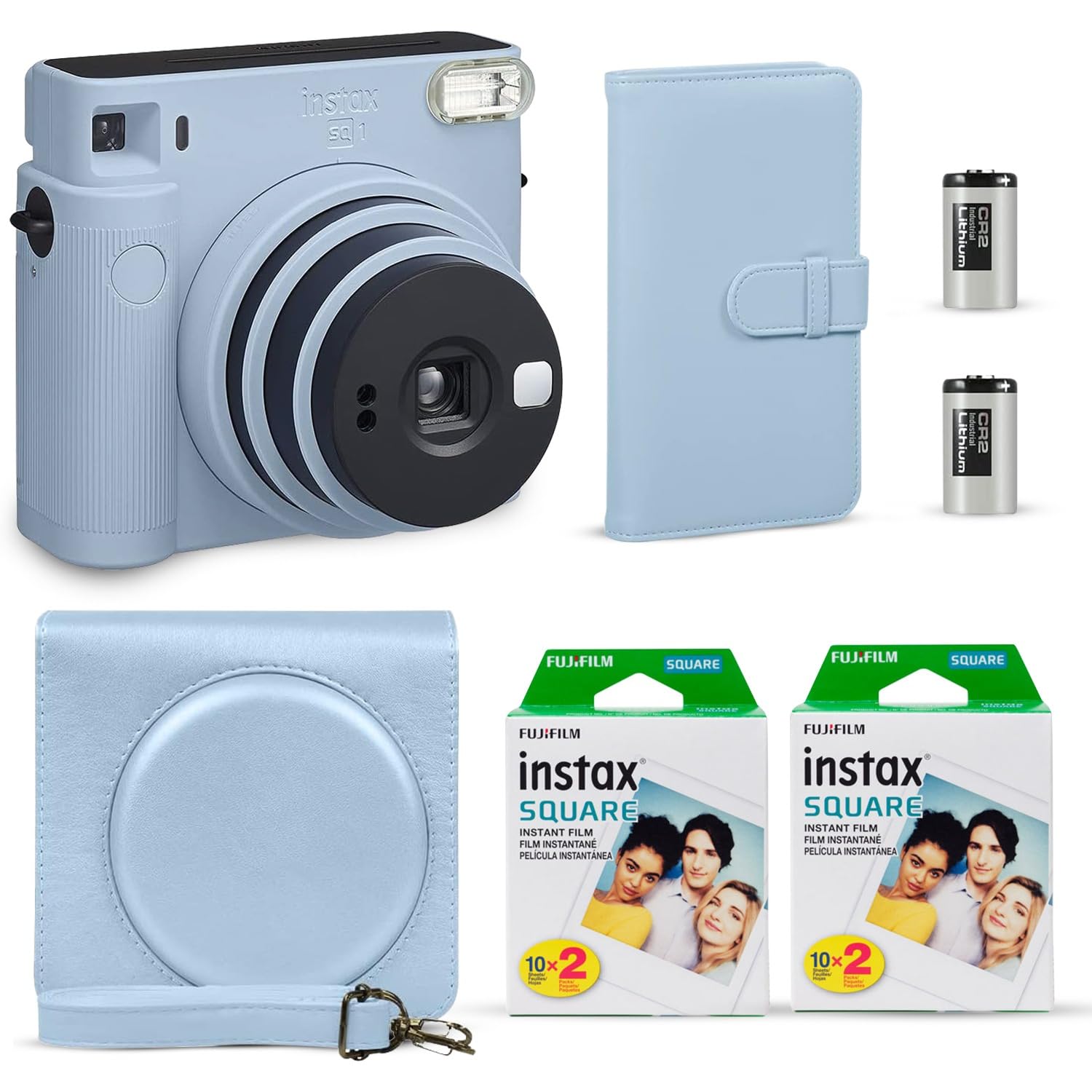 Foto 3 pulgar | Cámara Instantánea Fujifilm Instax Square SQ1 Azul Glaciar + Accesorios - Venta Internacional