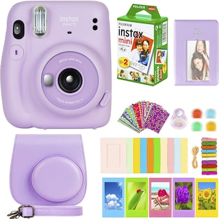 Foto 1 | Cámara Fujifilm Instax Mini 11 Con Película, 20 Hojas, Lila Y Violeta - Venta Internacional.