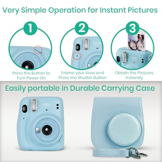 Foto 3 | Cámara Fujifilm Instax Mini 11 Con Película, 20 Hojas, Lila Y Violeta - Venta Internacional.