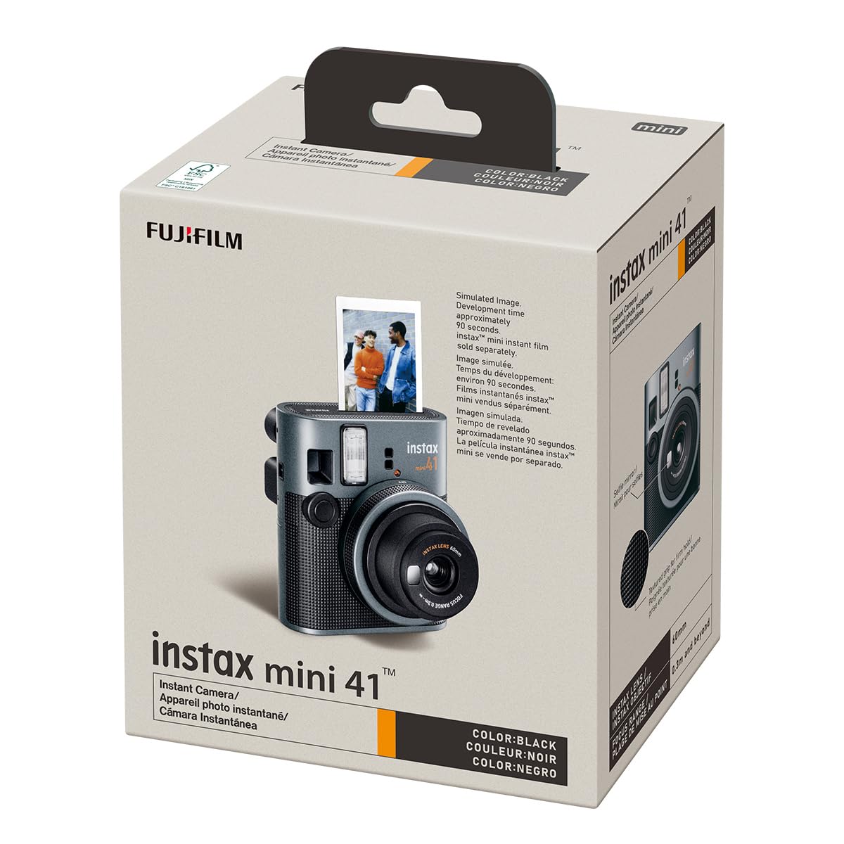 Foto 5 pulgar | Cámara Instantánea Fujifilm Instax Mini 41 Con Película, Paquete De 60 - Venta Internacional.