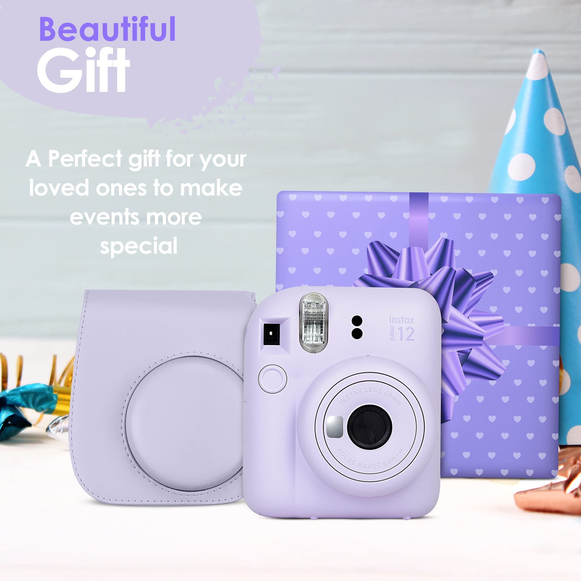 Foto 7 pulgar | Cámara Fujifilm Instax Mini 12 Con Película De 60 Hojas Y Acceso. - Venta Internacional.