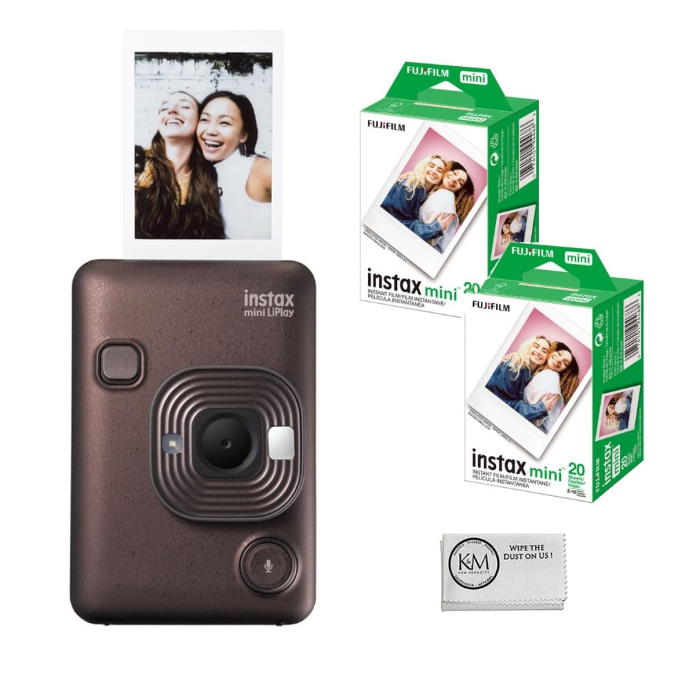 Foto 1 | Cámara Instantánea Fujifilm Instax Mini Liplay Bronze +40 Film - Venta Internacional.