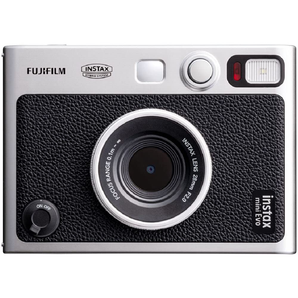 Foto 3 pulgar | Cámara Fujifilm Instax Mini Evo Hybrid Negra Con 60 Películas - Venta Internacional.