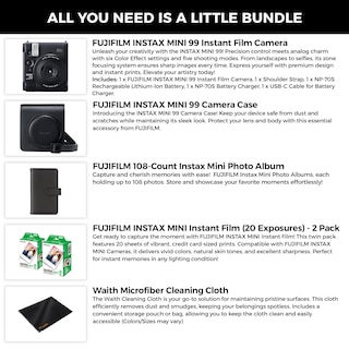 Foto 2 | Cámara De Película Instantánea Fujifilm Instax Mini 99 Con Funda Y Más - Venta Internacional.