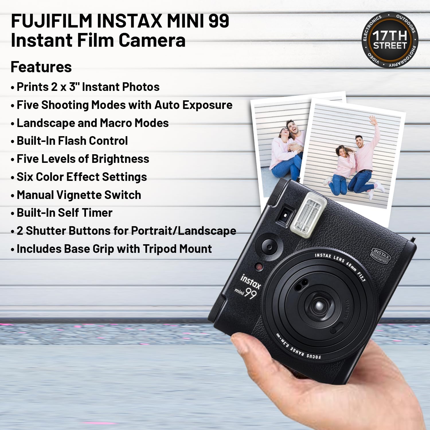 Foto 4 pulgar | Cámara De Película Instantánea Fujifilm Instax Mini 99 Con Funda Y Más - Venta Internacional.