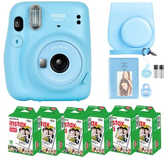 Foto 1 | Cámara Fujifilm Instax Mini 11 Con Película De 60 Hojas Y Acceso. - Venta Internacional.