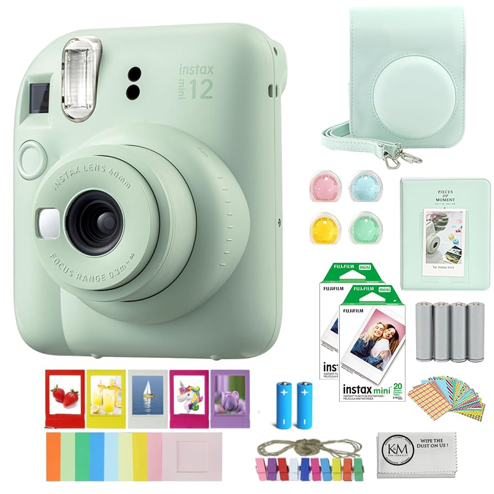Foto 2 pulgar | Cámara De Película Instantánea Fujifilm Instax Mini 12 Verde Menta - Venta Internacional.