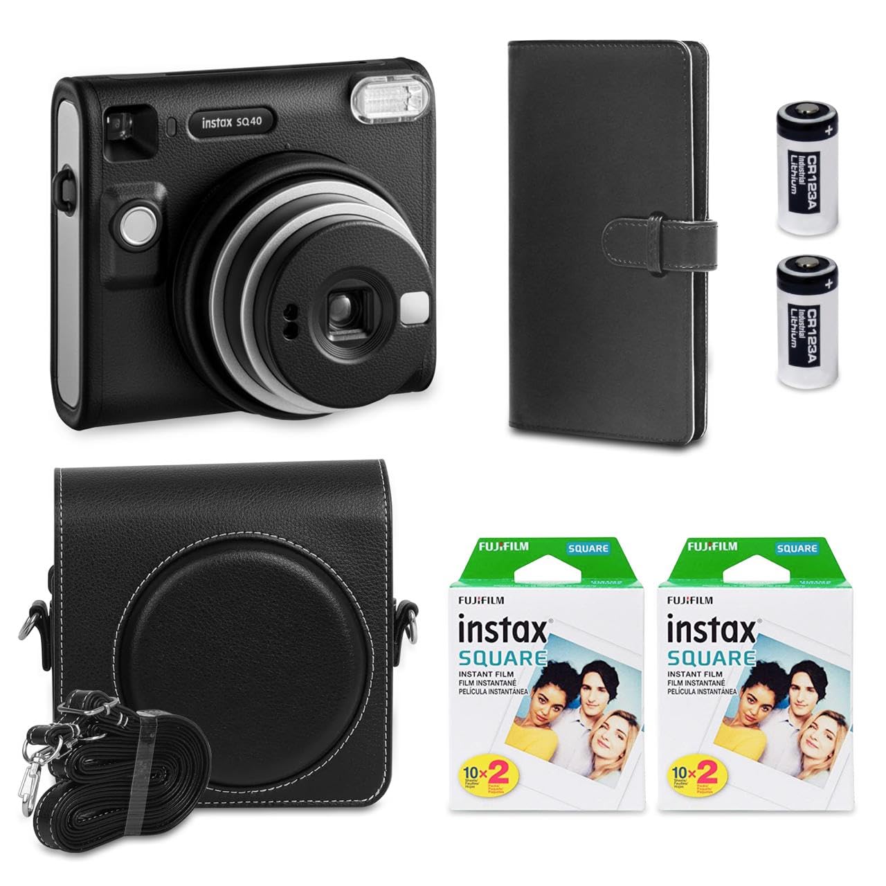 Cámara Instantánea Fujifilm Instax Square Sq40 Vintage Black - Venta Internacional. $8,103