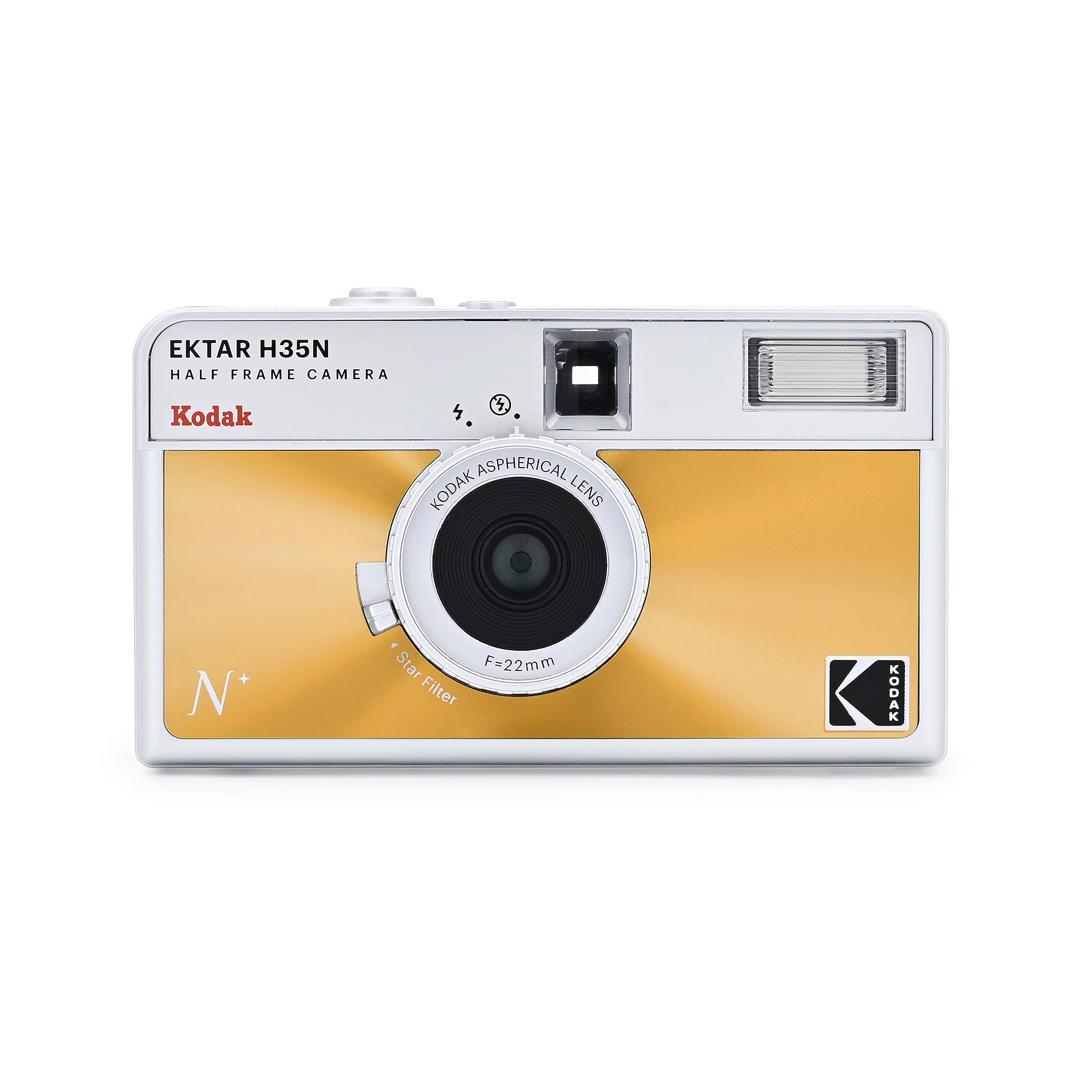 Foto 2 pulgar | Cámara De Cine Kodak Ektar H35n, Medio Marco, 35 Mm, Reutilizable, Naranja - Venta Internacional.