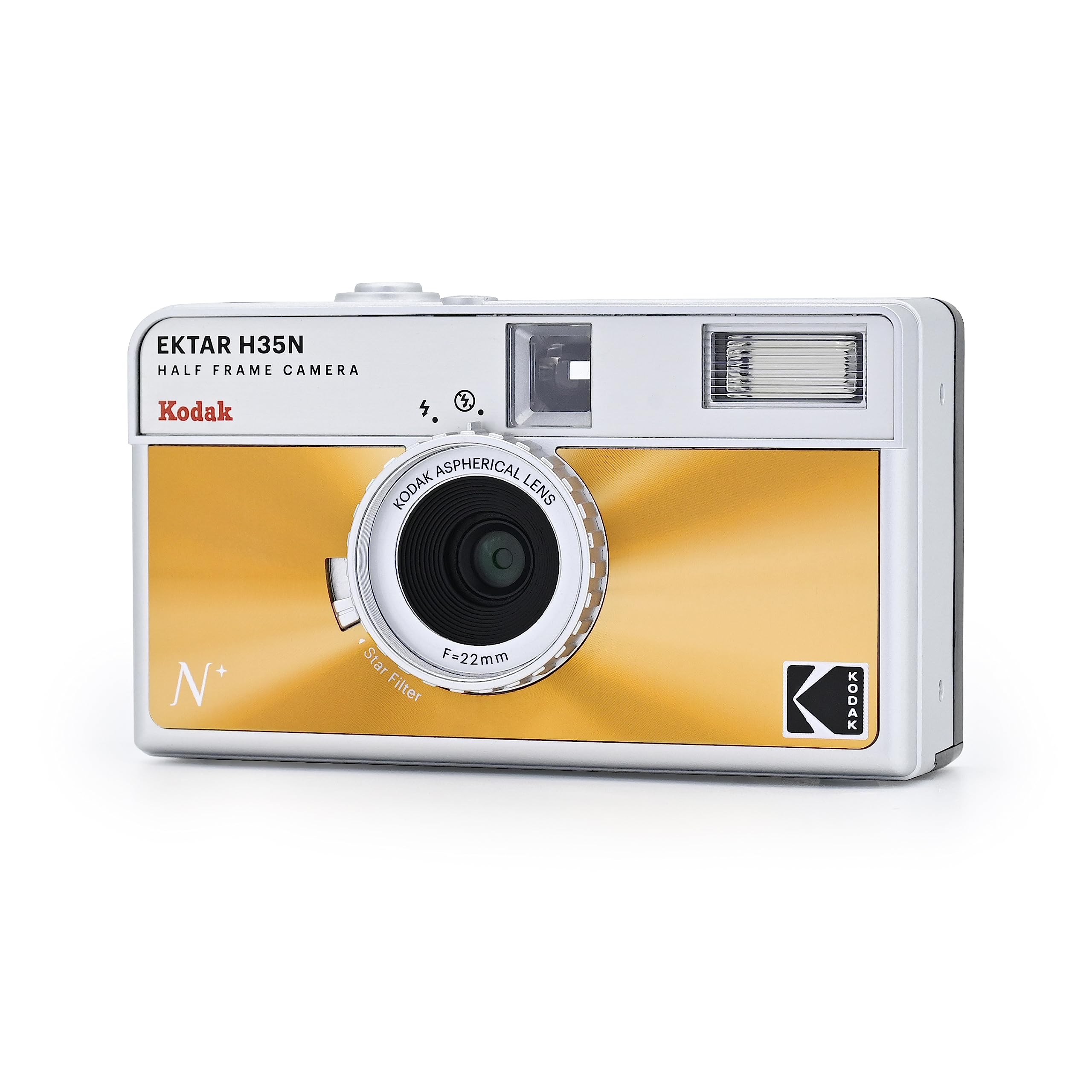 Foto 3 pulgar | Cámara De Cine Kodak Ektar H35n, Medio Marco, 35 Mm, Reutilizable, Naranja - Venta Internacional.