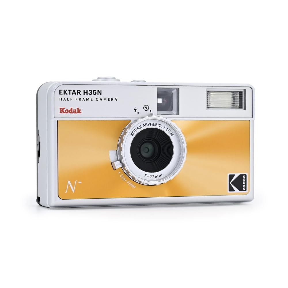 Foto 4 pulgar | Cámara De Cine Kodak Ektar H35n, Medio Marco, 35 Mm, Reutilizable, Naranja - Venta Internacional.