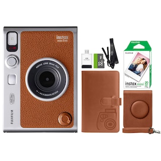 Foto 1 | Cámara Fujifilm Instax Mini Evo Hybrid Brown Con Película Y Cámara - Venta Internacional.