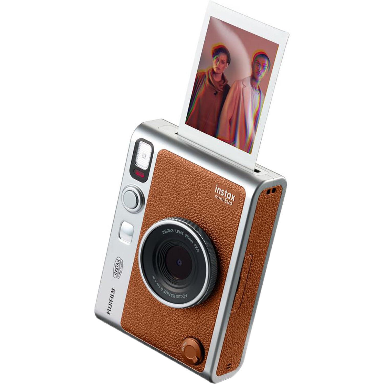 Foto 3 pulgar | Cámara Fujifilm Instax Mini Evo Hybrid Brown Con Película Y Cámara - Venta Internacional.