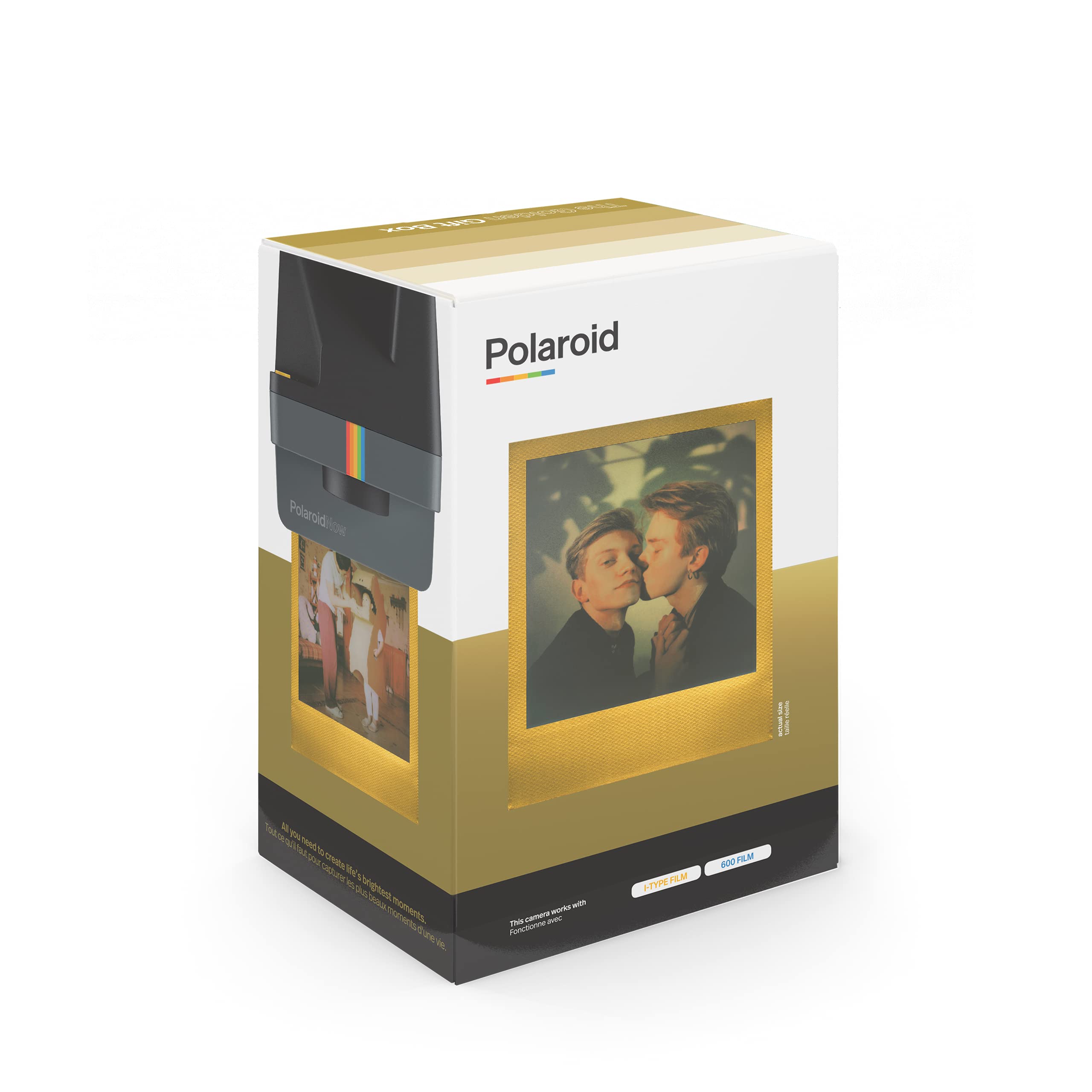 Foto 4 pulgar | Cámara Instantánea Polaroid Now Black I-type Con Caja De Regalo Dorada - Venta Internacional.