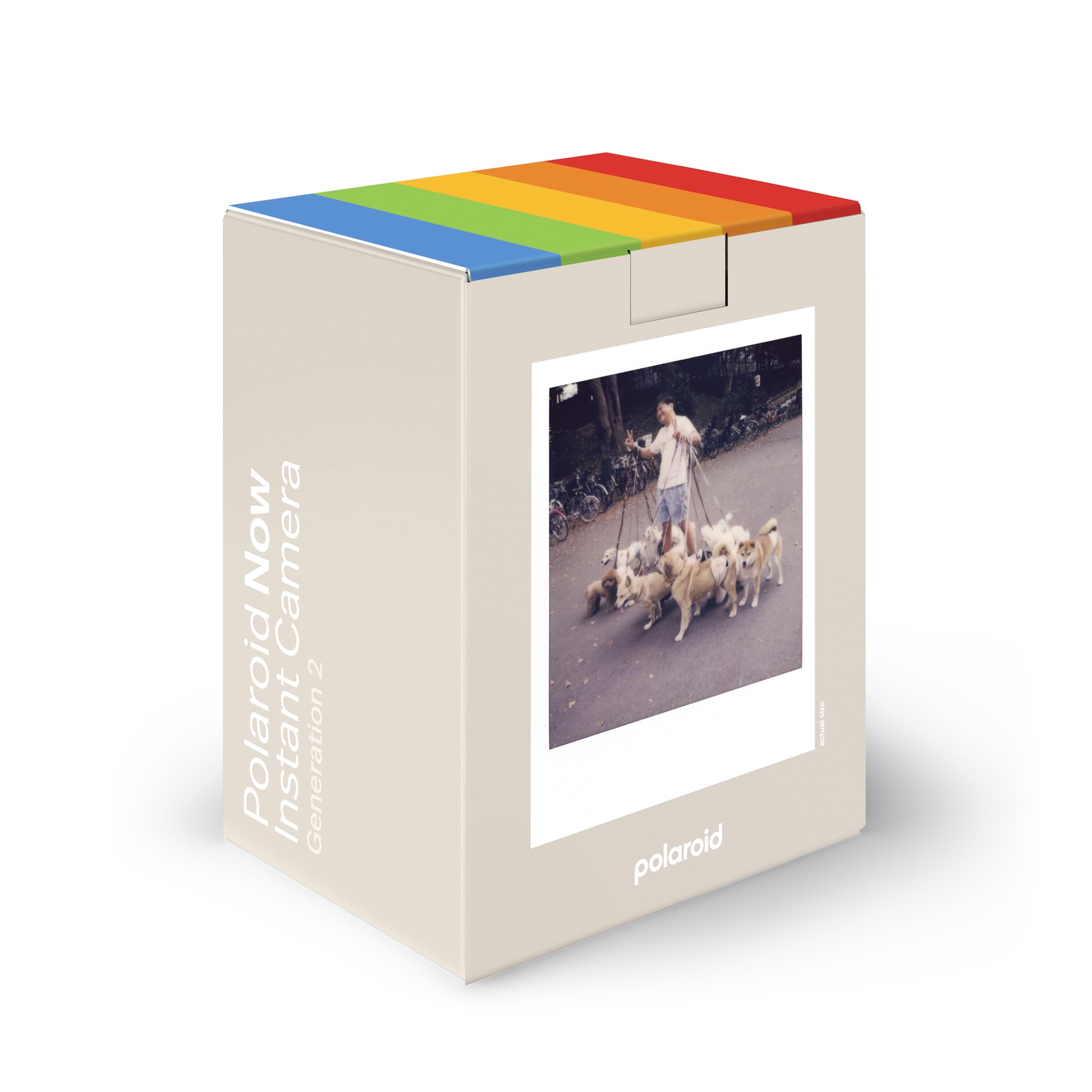 Foto 6 | Cámara De Película Instantánea Polaroid Now De Segunda Generación, Color Blanco Vintage - Venta Internacional.